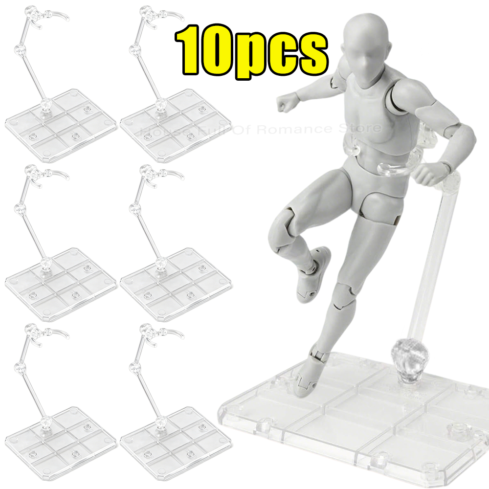 Action Figure Stand - 2/5/10 個組み立てアクションフィギュアディスプレイホルダーベース人形モデルサポートスタンド HG RG SD SHF