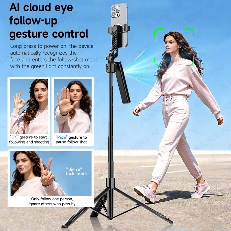 AI追跡機能付きジンバル自撮り棒 携帯電話スタンド ワンクリ - Pop Display Shelf のレビューと価格