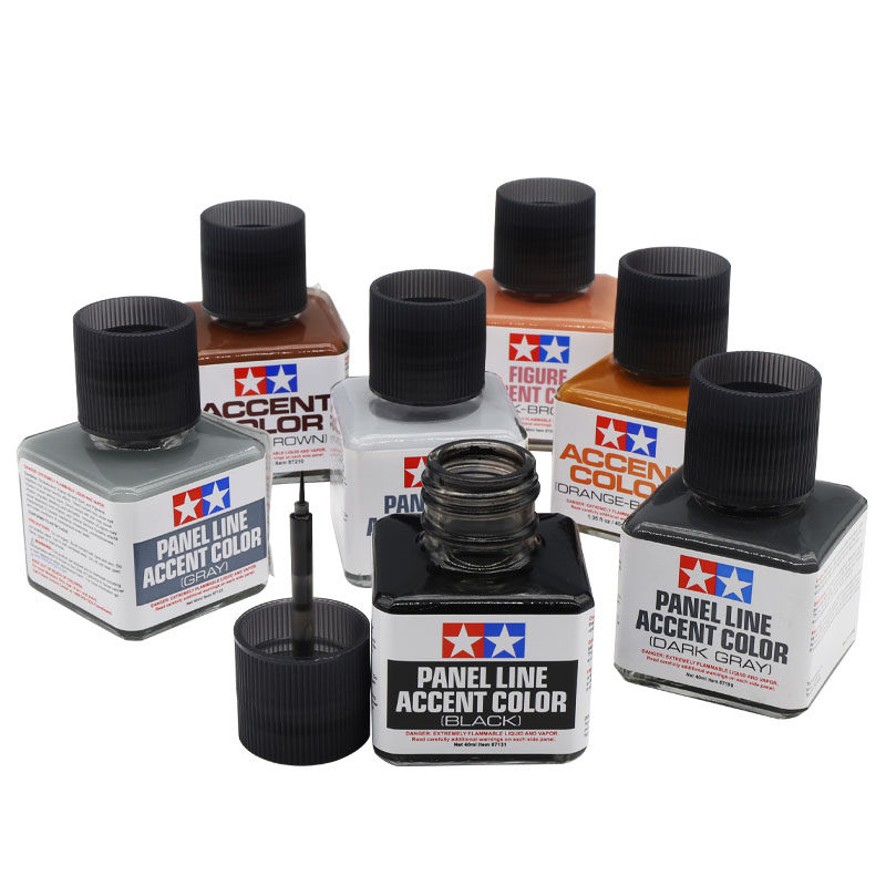 タミヤパネルラインアクセントカラー 40 ミリリットルエナメ - Tamiya Model Paint Set のレビューと価格